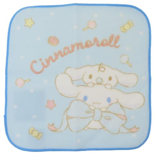 シナモロール ミニタオル インクジェットプリントプチタオル ビッグリボン サンリオ キャラクター グッズ メール便可