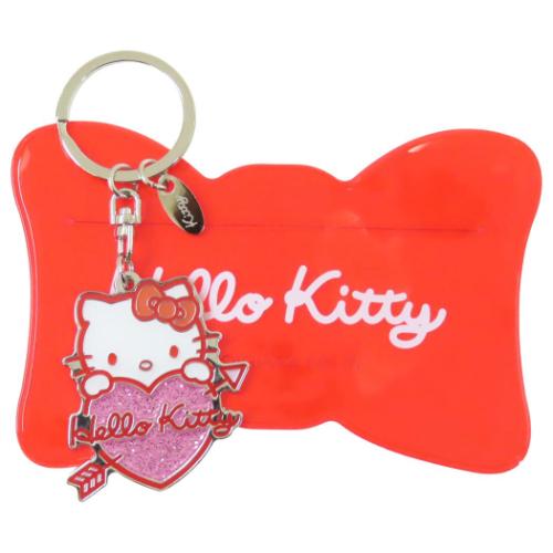ハローキティ キーリング PVCケース入りキーホルダー サンリオ キャラクター グッズ メール便可