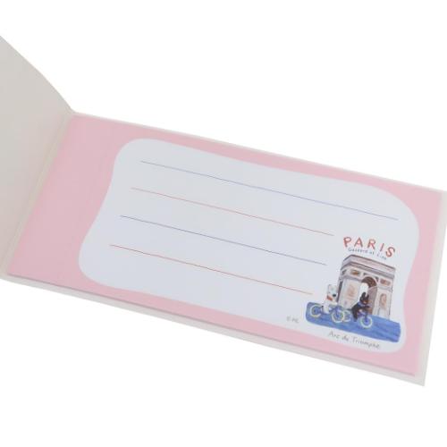 リサとガスパール 付箋 一筆箋 凱旋門 絵本キャラクター グッズ メール便可