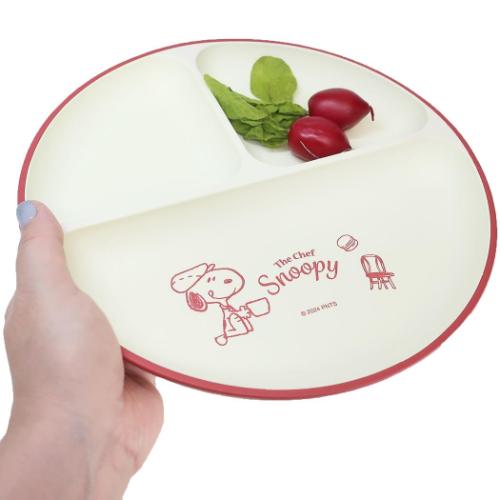スヌーピー 中皿 抗菌ランチプレート レッド RD ピーナッツ キャラクター グッズ