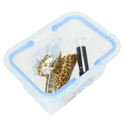 ポケットモンスター 卓上収納 ミニキャラバスケット クリア グラデーション ブルー＆ミント ポケモン キャラクター グッズ