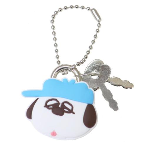 スヌーピー キーチェーン マスコット南京錠キーホルダー オラフ ピーナッツ キャラクター グッズ メール便可