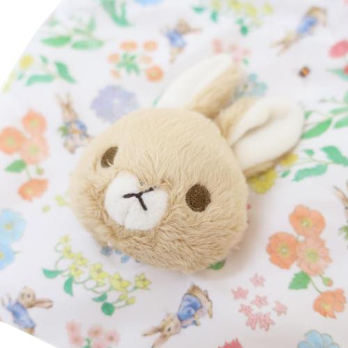 ピーターラビット 巾着袋 ボアフェイス巾着 きんちゃくポーチ フラワー 絵本キャラクター グッズ