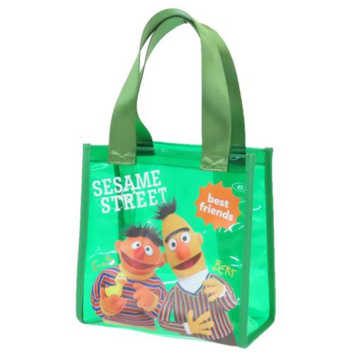 セサミストリート トートバッグ クリアミニトート GR グリーン キャラクター グッズ