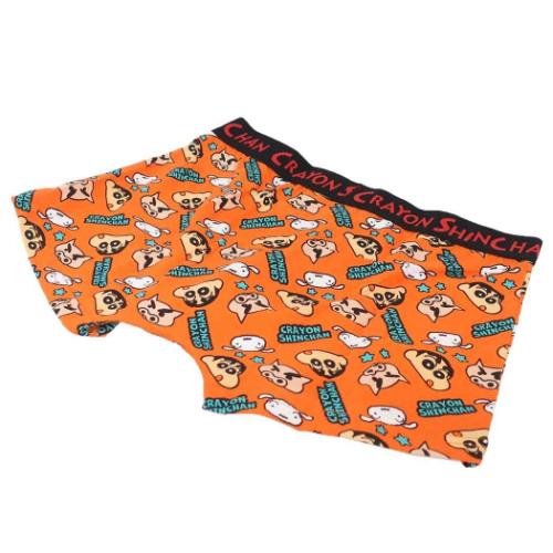 クレヨンしんちゃん 男性用下着 ボクサーブリーフ フェイスロゴ ちらし アニメキャラクター グッズ メール便可