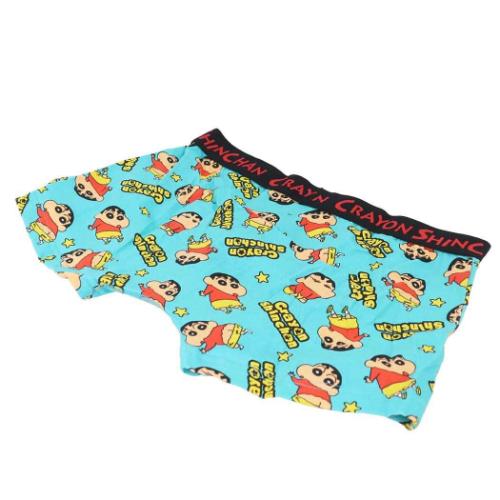 クレヨンしんちゃん 男性用下着 ボクサーブリーフ しんのすけ ロゴ ちらし アニメキャラクター グッズ メール便可