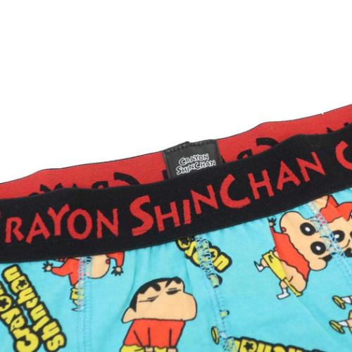 クレヨンしんちゃん 男性用下着 ボクサーブリーフ しんのすけ ロゴ ちらし アニメキャラクター グッズ メール便可