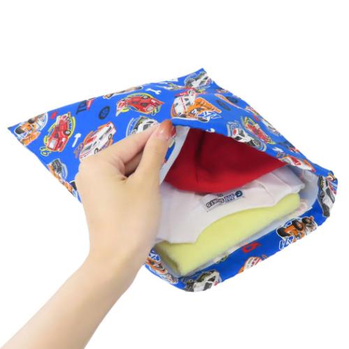 トミカ 巾着袋 巾着L ブルー TOMICA キャラクター グッズ メール便可