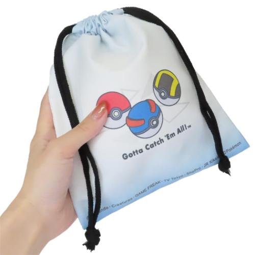 ポケットモンスター 巾着袋 キャラクター巾着S ブルー ポケモン キャラクター グッズ メール便可