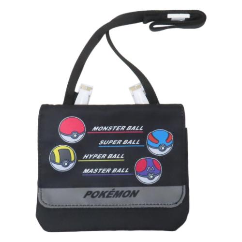 ポケットモンスター クリップポケット クリップポケットショルダー付き クロ モンスターボール ポケモン メール便可