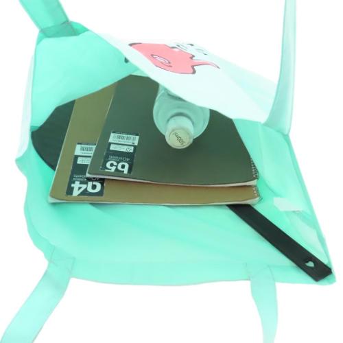 おえかきさん トートバッグ シーチングトートバッグ たこさんうぃんなーさん おもしろ雑貨 グッズ メール便可