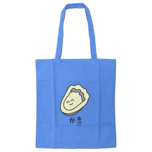 おえかきさん トートバッグ シーチングトートバッグ かきさん おもしろ雑貨 グッズ メール便可