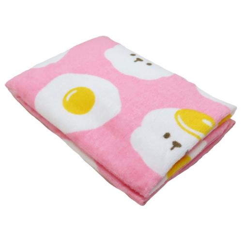 DOKOINU? フェイスタオル プリントロングタオル ドコイヌ 目玉焼き 面白雑貨 グッズ メール便可