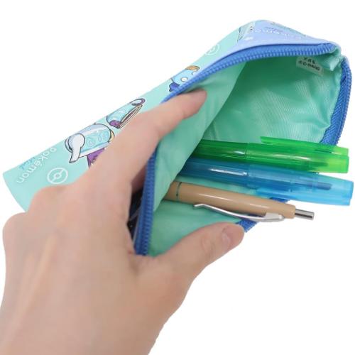 ポケットモンスター フラットポーチ フラットマルチポーチ グラデーション ブルー＆ミント ポケモン キャラクター グッズ メール便可