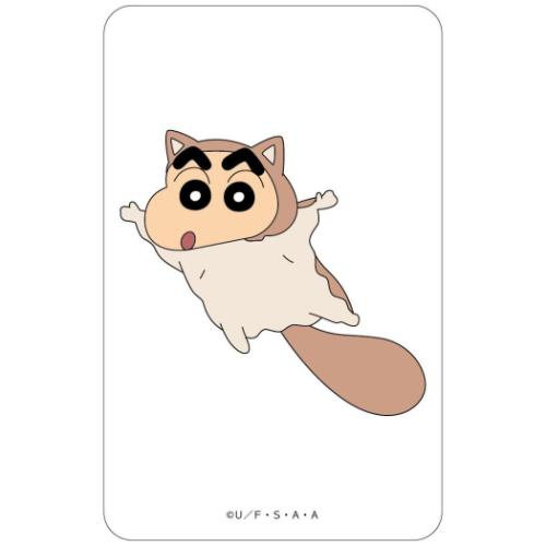 クレヨンしんちゃん カード まじかる百貨店クリアカード モモンガ ニワトリ カエル 3 アニメキャラクター グッズ メール便可