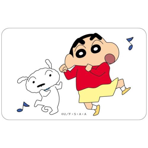 クレヨンしんちゃん カード まじかる百貨店クリアカード シロ ダンス 4 アニメキャラクター グッズ メール便可