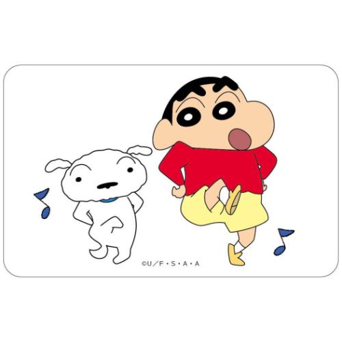クレヨンしんちゃん カード まじかる百貨店クリアカード シロ ダンス 4 アニメキャラクター グッズ メール便可