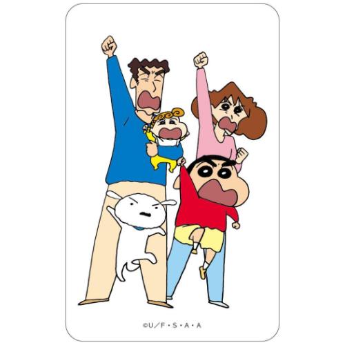 クレヨンしんちゃん カード まじかる百貨店クリアカード ファミリー 10 アニメキャラクター グッズ メール便可