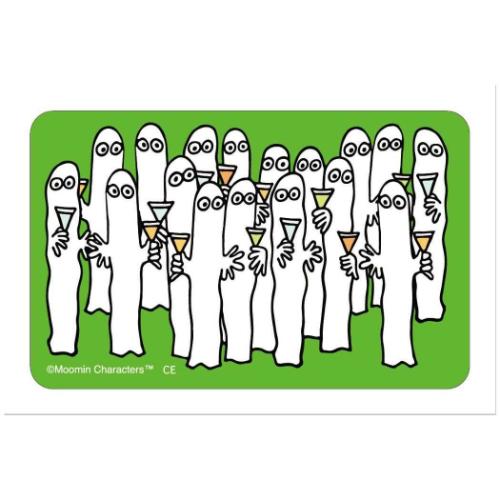 ムーミン シール まじかる百貨店ステッカー ニョロニョロ 9 北欧 キャラクター グッズ メール便可