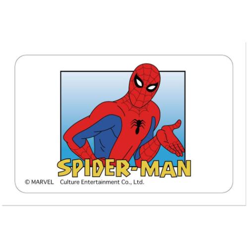 スパイダーマン シール まじかる百貨店ステッカー 3 MARVEL キャラクター グッズ メール便可