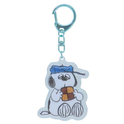 スヌーピー キーリング ぷっくりったいキーホルダー オラフ ピーナッツ キャラクター グッズ メール便可