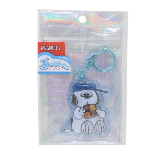 スヌーピー キーリング ぷっくりったいキーホルダー オラフ ピーナッツ キャラクター グッズ メール便可