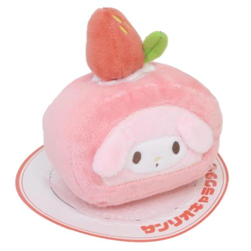 マイメロディ ミニポーチ ダイカットポーチ マイメロロールケーキ サンリオ キャラクター グッズ