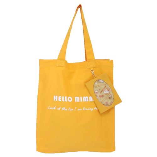 ハローミミィ トートバッグ マルチケース付きトートバッグ ミミィオレンジ サンリオ キャラクター グッズ メール便可