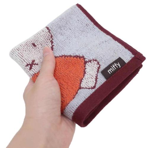 ミッフィー ミニタオル ジャガードハンカチタオル ミッフィーとあそぼう ディックブルーナ 絵本キャラクター グッズ メール便可