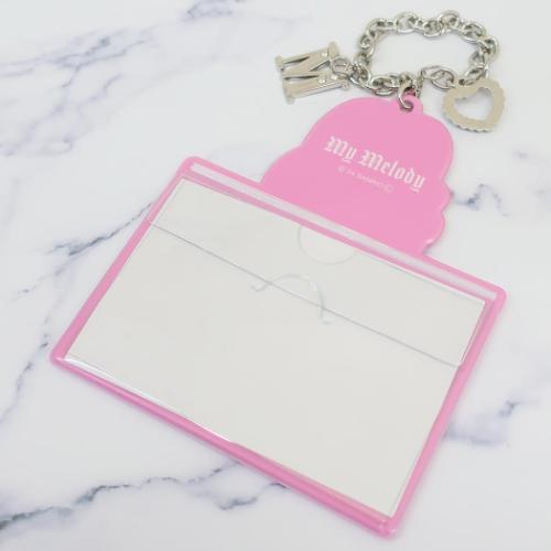 マイメロディ カードホルダー ネックストラップ付きカードケース サンリオ キャラクター グッズ メール便可