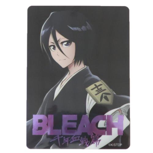 BLEACH 千年血戦篇 ダイカットシール キャラクターステッカー ルキア ロゴ 少年ジャンプ アニメキャラクター グッズ メール便可