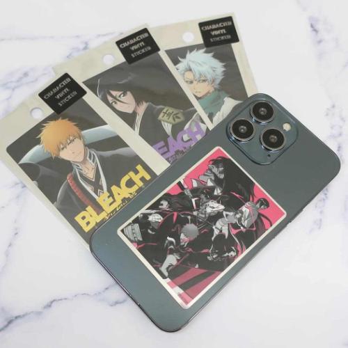 BLEACH 千年血戦篇 ダイカットシール キャラクターステッカー ルキア ロゴ 少年ジャンプ アニメキャラクター グッズ メール便可
