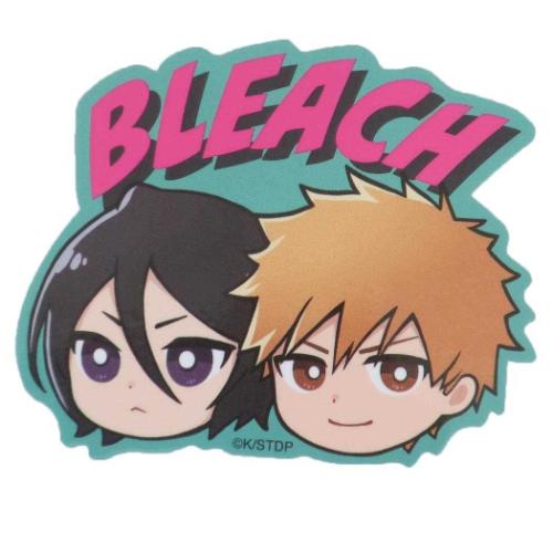 BLEACH 千年血戦篇 ダイカットシール キャラクターステッカー 一護＆ルキア 少年ジャンプ アニメキャラクター グッズ メール便可