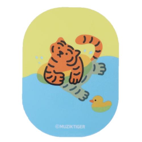 MUZIK TIGER ムジークタイガー ダイカットシール キャラクターステッカー スイム キャラクター グッズ メール便可