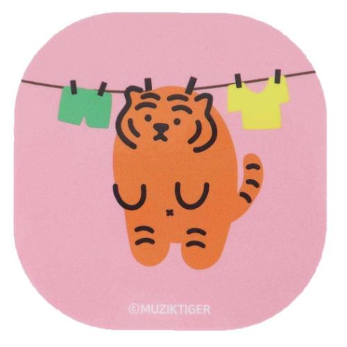 MUZIK TIGER ムジークタイガー ダイカットシール キャラクターステッカー 物干し キャラクター グッズ メール便可