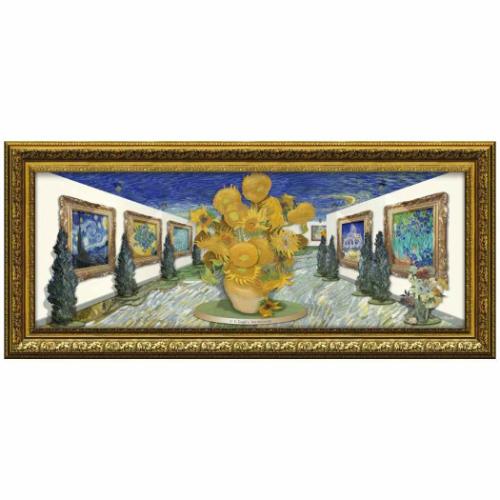 白石 創多 名画 オマージュアート Mサイズ ゴッホのアート ミュージアム ホームディスプレイ 店舗ディスプレイ インテリア 取寄品