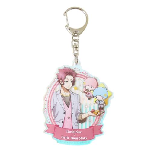 ブルーロックxサンリオキャラクターズ アクリルキーホルダー オーロラTYPE 糸師冴xリトルツインスターズ サンリオ メール便可