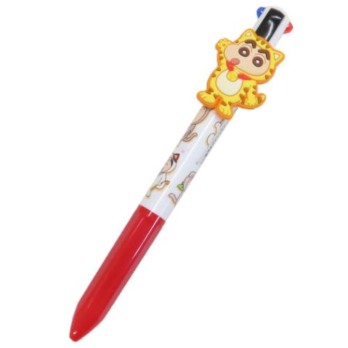 クレヨンしんちゃん ボールペン マスコット付き4色ボールペン ネコしんちゃん アニメキャラクター グッズ