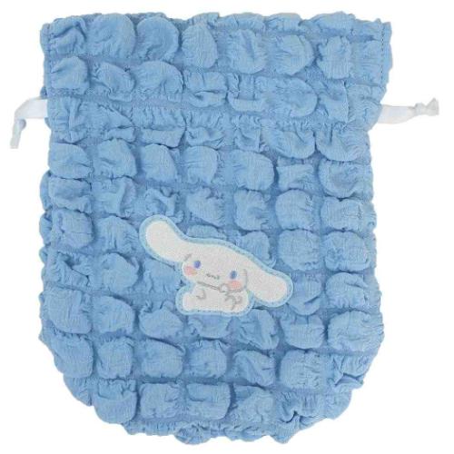 シナモロール 巾着袋 きんちゃくポーチ ポコポコワッペン サンリオ キャラクター グッズ メール便可