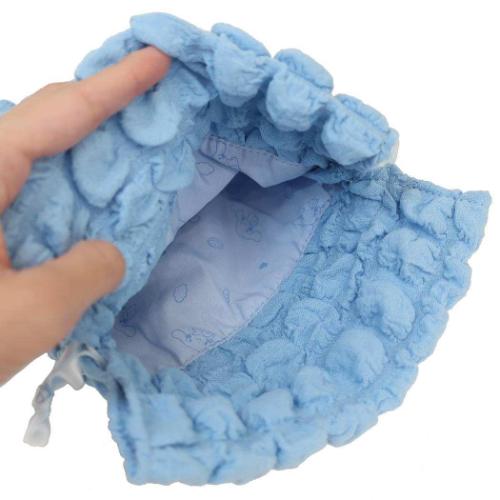 シナモロール 巾着袋 きんちゃくポーチ ポコポコワッペン サンリオ キャラクター グッズ メール便可