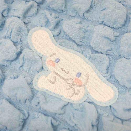 シナモロール 巾着袋 きんちゃくポーチ ポコポコワッペン サンリオ キャラクター グッズ メール便可