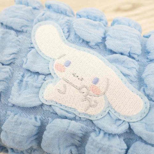 シナモロール コスメポーチ スクエアポーチ ポコポコワッペン サンリオ キャラクター グッズ