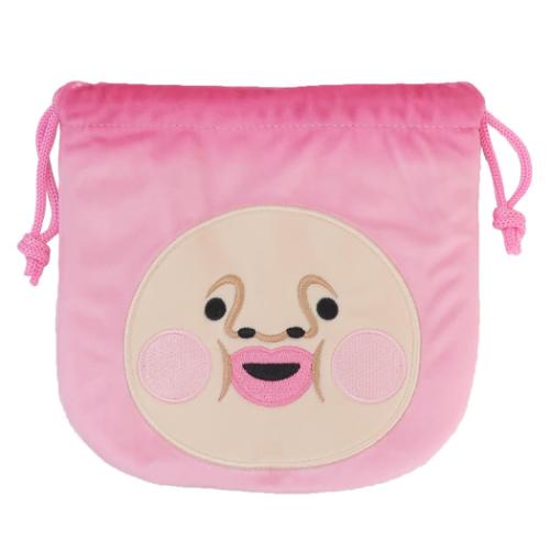 こびとづかん 巾着袋 ぬいぐるみ巾着 カクレモモジリ キャラクター グッズ メール便可