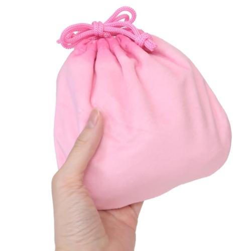 こびとづかん 巾着袋 ぬいぐるみ巾着 カクレモモジリ キャラクター グッズ メール便可