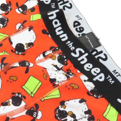 ひつじのショーン 男性用下着 ボクサーブリーフ ビスケット キャラクター グッズ メール便可