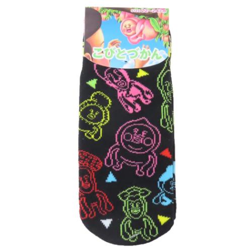 こびとづかん 女性用靴下 ソックス レディース ネオン キャラクター グッズ メール便可