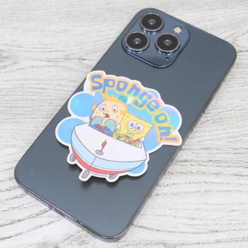 スポンジボブ ビッグシール ステッカー Sponge on キャラクター グッズ メール便可