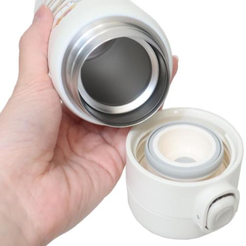 モフサンド 保温保冷水筒 ステンレスワンプッシュボトル 350ml マリトッツォ mofusand キャラクター グッズ