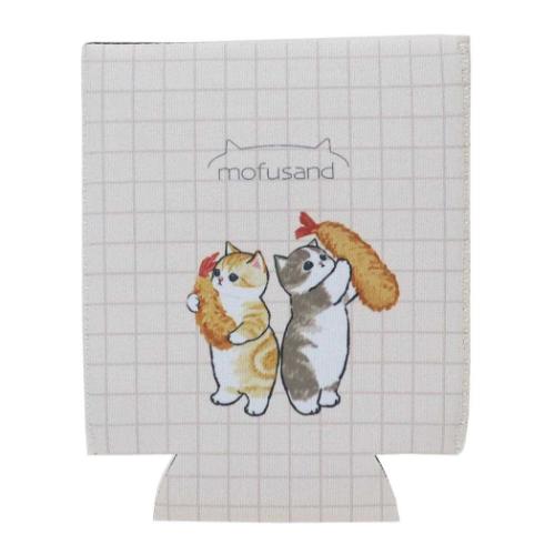 モフサンド ペットボトルホルダー 缶カバー えび天にゃん mofusand キャラクター グッズ メール便可