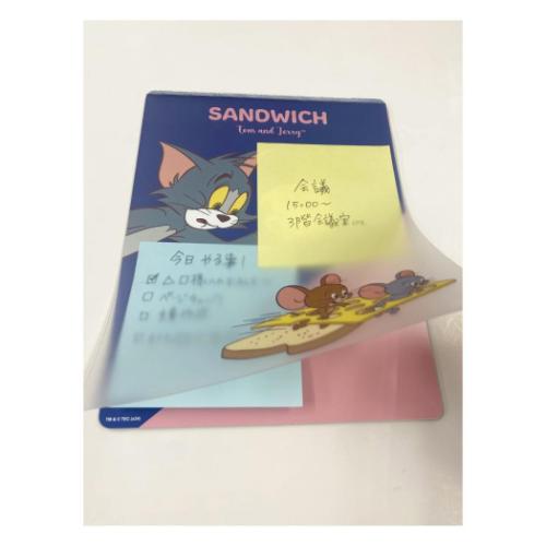 トムとジェリー PCアクセ カバー付きマウスパッド EAT，EAT，EAT ワーナーブラザース キャラクター グッズ メール便可